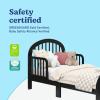 imageGraco Olivia Toddler Bed Driftwood  GREENGUARD Gold Certified Includes Toddler Safety Guardrails Fits Standard Crib ampamp Toddler Mattress Stylish Arched DesignBlack