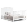 imageGraco Paris 4in1 Convertible Crib  GREENGUARD Gold Certified Converts to Toddler Bed Daybed and Full Bed Fits Standard Crib Mattress Adjustable Mattress Base Frosted OatWhite