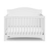 imageGraco Paris 4in1 Convertible Crib  GREENGUARD Gold Certified Converts to Toddler Bed Daybed and Full Bed Fits Standard Crib Mattress Adjustable Mattress Base Frosted OatWhite