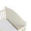 imageGraco Paris 4in1 Convertible Crib  GREENGUARD Gold Certified Converts to Toddler Bed Daybed and Full Bed Fits Standard Crib Mattress Adjustable Mattress Base Frosted OatFrosted Oat