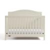 imageGraco Paris 4in1 Convertible Crib  GREENGUARD Gold Certified Converts to Toddler Bed Daybed and Full Bed Fits Standard Crib Mattress Adjustable Mattress Base Frosted OatFrosted Oat