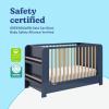 imageGraco ReadwithMe 4in1 Convertible Crib with Drawer Olive with Driftwood  GREENGUARD Gold Certified Converts to Toddler Bed Daybed and Functional BookshelvesMidnight Blue With Driftwood