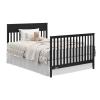 imageGraco Shiloh 5in1 Convertible Crib ampamp Changer with Drawer Driftwood  GREENGUARD Gold Certified Baby Crib Crafted from Wood Converts to Toddler Bed Daybed and FullSize BedBlack
