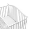 imageGraco Solano 4in1 Convertible Crib with Drawer Pebble Gray  GREENGUARD Gold Certified Includes FullSize Nursery Storage DrawerWhite