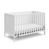 imageGraco Theo 3in1 Convertible Baby Crib White  GREENGUARD Gold Certified Converts to Toddler Bed ampamp Daybed Fits Standard FullSize Baby Crib Mattress 4 Adjustable Mattress HeightsWhite