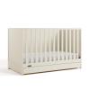 imageGraco Theo 3in1 Convertible Baby Crib White  GREENGUARD Gold Certified Converts to Toddler Bed ampamp Daybed Fits Standard FullSize Baby Crib Mattress 4 Adjustable Mattress HeightsFrosted Oat