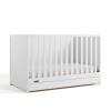 imageGraco Theo 3in1 Convertible Baby Crib White  GREENGUARD Gold Certified Converts to Toddler Bed ampamp Daybed Fits Standard FullSize Baby Crib Mattress 4 Adjustable Mattress HeightsWhite