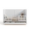 imageGraco Theo 3in1 Convertible Baby Crib White  GREENGUARD Gold Certified Converts to Toddler Bed ampamp Daybed Fits Standard FullSize Baby Crib Mattress 4 Adjustable Mattress HeightsWhite