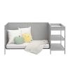 imageGraco Theo 3in1 Convertible Baby Crib White  GREENGUARD Gold Certified Converts to Toddler Bed ampamp Daybed Fits Standard FullSize Baby Crib Mattress 4 Adjustable Mattress HeightsPebble Gray