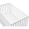 imageGraco Tristan 5in1 Convertible Crib with Drawer Frosted Oat  GREENGUARD Gold Certified Fits Standard Crib Mattress Premium Handle Converts to Toddler Bed Daybed and FullSize BedWhite