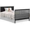 imageGraco Tristan 5in1 Convertible Crib with Drawer Frosted Oat  GREENGUARD Gold Certified Fits Standard Crib Mattress Premium Handle Converts to Toddler Bed Daybed and FullSize BedBlack