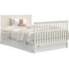 imageGraco Tristan 5in1 Convertible Crib with Drawer Frosted Oat  GREENGUARD Gold Certified Fits Standard Crib Mattress Premium Handle Converts to Toddler Bed Daybed and FullSize BedFrosted Oat