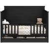 imageGraco Tristan 5in1 Convertible Crib with Drawer Frosted Oat  GREENGUARD Gold Certified Fits Standard Crib Mattress Premium Handle Converts to Toddler Bed Daybed and FullSize BedBlack