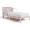 imageGraco Benton Toddler Bed Blush  GREENGUARD Gold Certified Baby Safety Alliance Verified with Safety Toddler Guardrails Fits Standard Crib Mattress Easy Assembly Kids Transition BedBlush