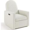 imageGraco Olivia SmallSpaces Premium Nursery Power Recliner Swivel Glider Ivory Boucle  Smaller Profile for Smaller Rooms Upholstered Power Recliner Chair USB Charging Port Durable Metal BaseIvory Boucle