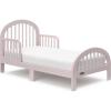 imageGraco Olivia Toddler Bed Driftwood  GREENGUARD Gold Certified Includes Toddler Safety Guardrails Fits Standard Crib ampamp Toddler Mattress Stylish Arched DesignBlush