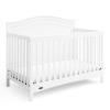 imageGraco Paris 4in1 Convertible Crib  GREENGUARD Gold Certified Converts to Toddler Bed Daybed and Full Bed Fits Standard Crib Mattress Adjustable Mattress Base Frosted OatWhite