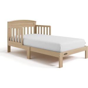 imageGraco Benton Toddler Bed Blush  GREENGUARD Gold Certified Baby Safety Alliance Verified with Safety Toddler Guardrails Fits Standard Crib Mattress Easy Assembly Kids Transition BedDriftwood