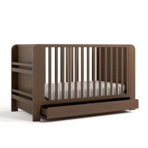imageGraco ReadwithMe 4in1 Convertible Crib with Drawer Olive with Driftwood  GREENGUARD Gold Certified Converts to Toddler Bed Daybed and Functional BookshelvesHazelnut