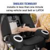 imageGraco 4Ever DLX SnugLock 4 in 1 Car Seat  Infant to Toddler Car Seat Featuring EasyInstall SnugLock Technology LeilaLeila