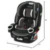 imageGraco 4Ever DLX SnugLock 4 in 1 Car Seat  Infant to Toddler Car Seat Featuring EasyInstall SnugLock Technology LeilaZagg