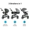 imageGraco Modes Pramette 3in1 Travel System Car Seat Stroller Combo Rear Facing Infant Car Seat Infant Pramette to Toddler Stroller Lilac Mod