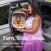 imageGraco SnugRide Turn amp Slide Infant Car Seat Rear Facing Rotating Car Seat with Base for 430 lbs with 180 Degree Turn for Easy Access Lightweight Carseat with SnugLock Technology NoirNoir