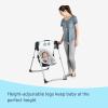 imageGraco Slim Spaces Compact Baby Swing  Indoor Infant Swing Baby Registry Must Have Gifts for New ParentsReign