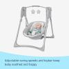 imageGraco Slim Spaces Compact Baby Swing  Indoor Infant Swing Baby Registry Must Have Gifts for New ParentsReign