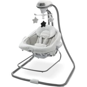 imageGraco DuetConnect LX Baby Swing and Bouncer  2in1 Infant Swing and Baby Rocker Newborn Essential Gifts for New ParentsRedmond