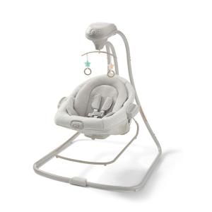 imageGraco DuetConnect LX Baby Swing and Bouncer  2in1 Infant Swing and Baby Rocker Newborn Essential Gifts for New ParentsWales