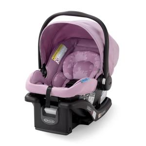imageGraco SnugRide Lite LX Infant Car Seat Lightweight RearFacing Seat for Babies 430 lb 4Position Adjustable Base Latch Installation amp ProtectPlus Engineered Lilac ModLilac Mod