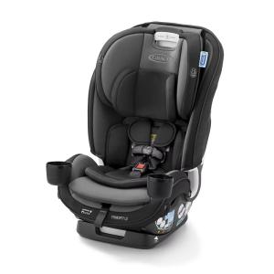 imageGraco True3Fit LX 3in1 Slimfit Car Seat Rear Facing Forward Facing to Highback Booster Car Seat ft AntiRebound Bar  Gotham